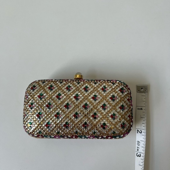 Jeweled Micro Cross Body/Clutch. NWOT - Picture 3 of 7